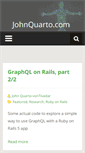 Mobile Screenshot of johnquarto.com